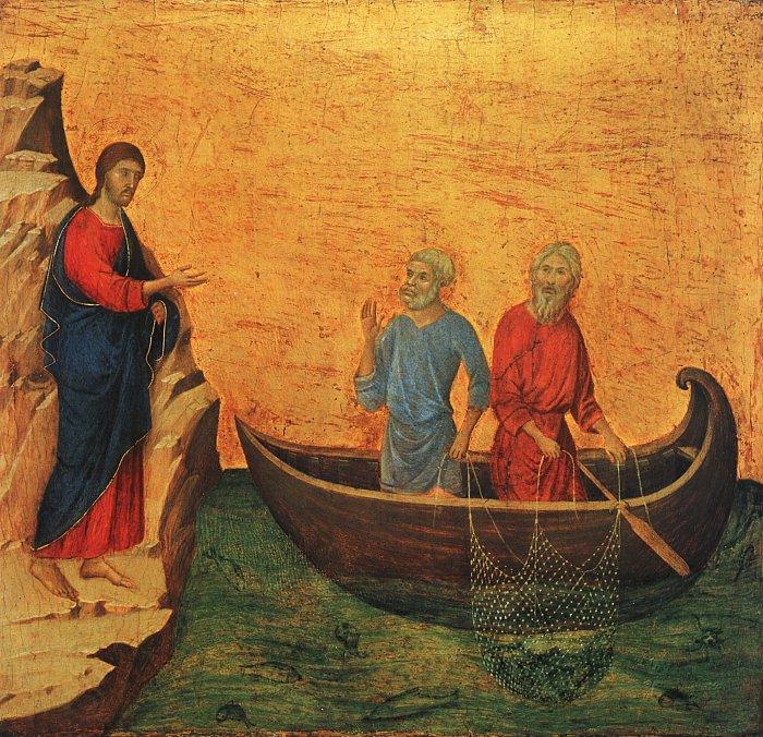 Duccio di Buoninsegna The Calling of the Apostles Peter and Andrew China oil painting art